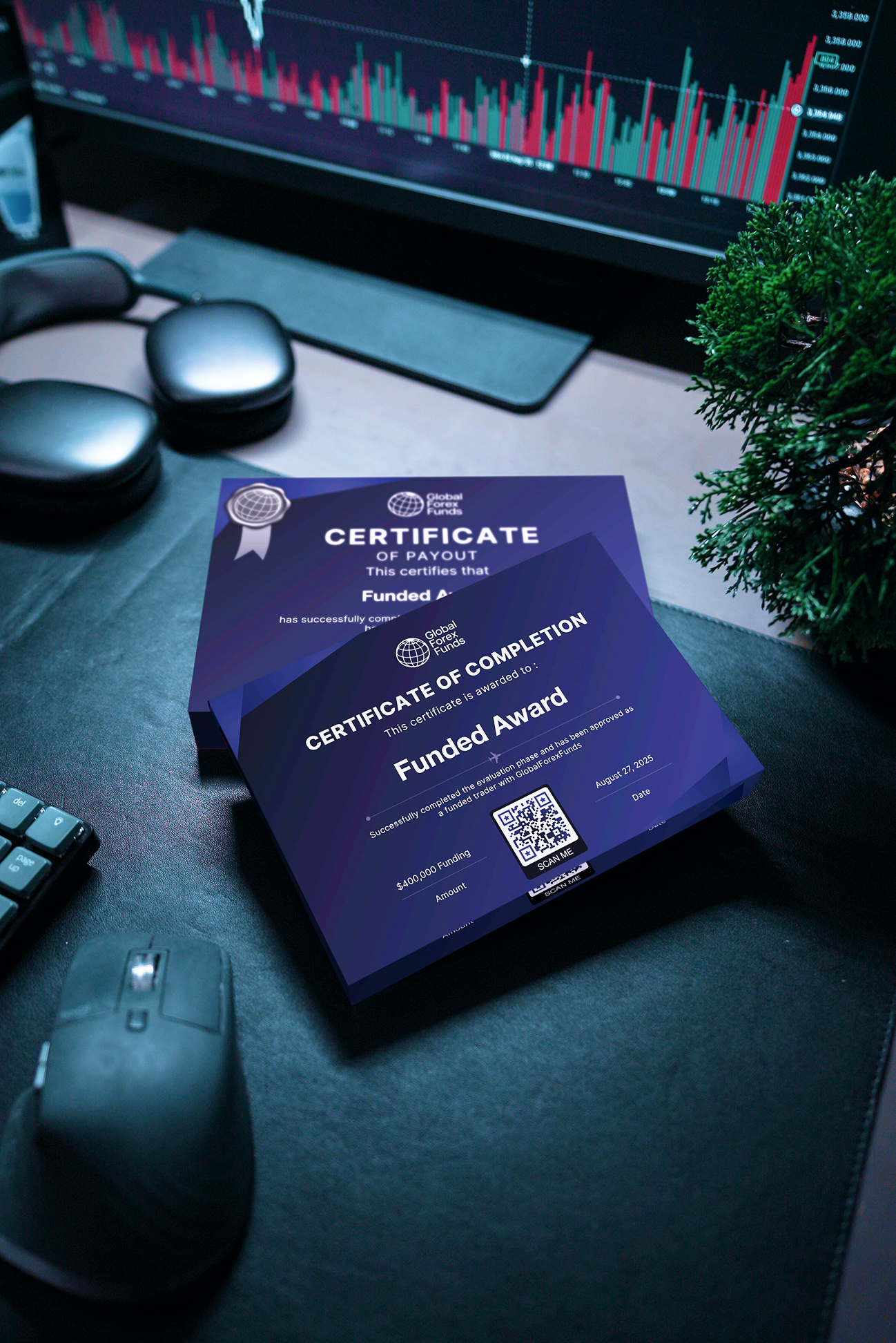 A GlobalForexFunds certificate