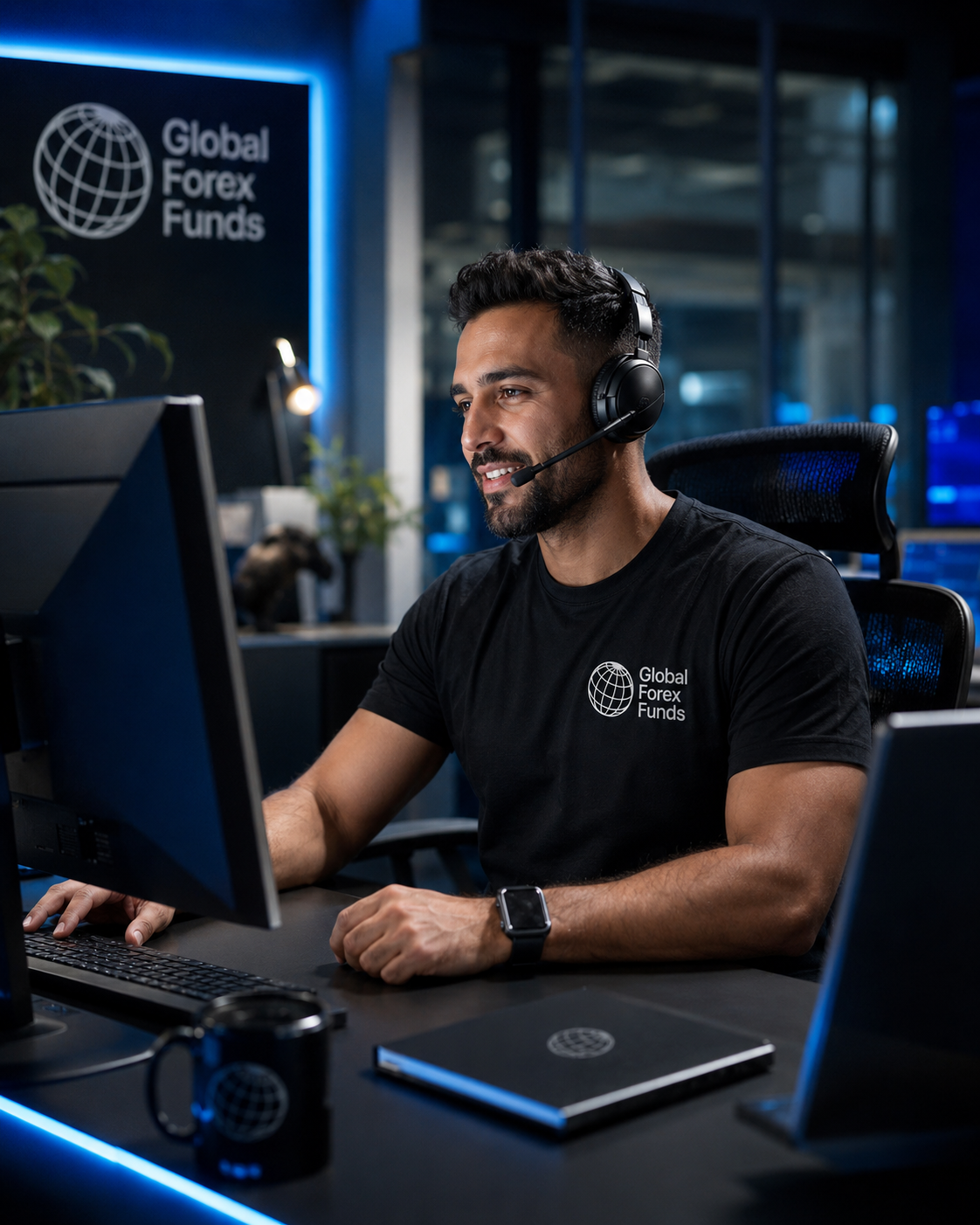 A GlobalForexFunds support agent